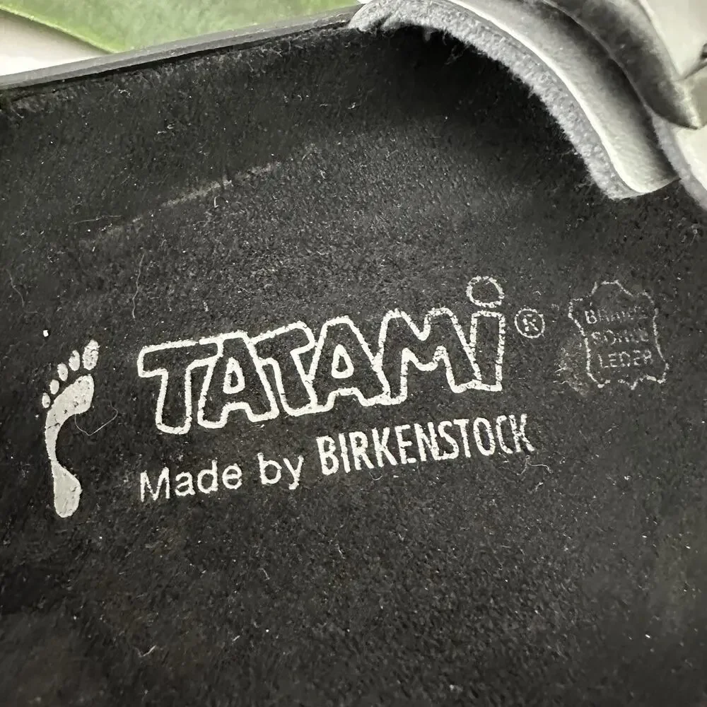 Tatami by Birkenstock Womens Sandals Size 9 Metallic Gold Silver Straps